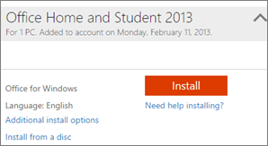 office home and student 2007 reinstall